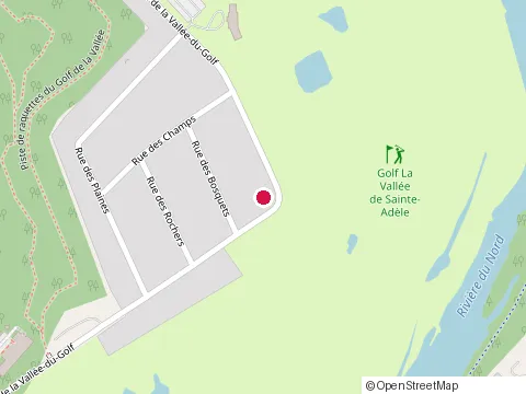 Location of Pizza 3305 at 75 Rue Vallee du Golf, Sainte-Adele