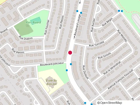 Location of Pizza 5 Étoiles at 1139 A Bd Lesage, Laval