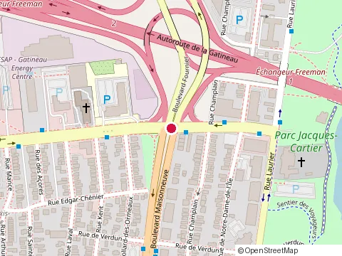 Location of Pizza 9 at 250 Bd Maisonneuve #101, Gatineau
