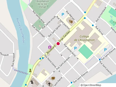 Location of Pizza Barbas l'Assomption at 184 Bd de l'Ange-Gardien, L'Assomption
