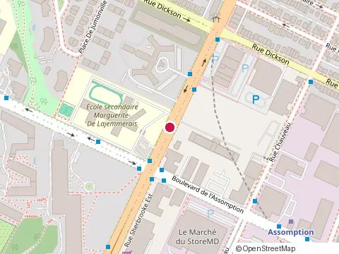 Location of Pizza Bellini at 5625 Rue Sherbrooke O, Montréal