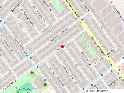 Location of Pizza Chicken New York at 6352 Rue Pascal, Montréal-Nord