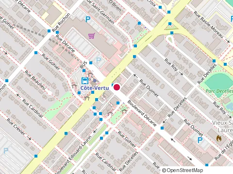 Location of Pizza Chunky at 971 boulevard Decarie, Saint-Laurent