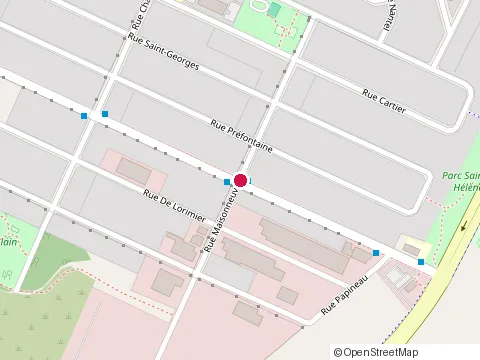 Location of Pizza Delice at 2549 Rue Sainte-Helene, Longueuil