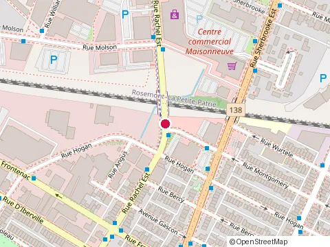 Location of Pizza Hut at 2800 Rue Rachel E, Montréal