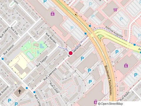 Location of Pizza Hut at 327 Rue Lawrence, Greenfield Park