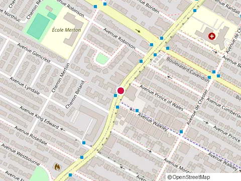 Location of Pizza Hut at 6600 Cote Saint-Luc Rd, Montréal