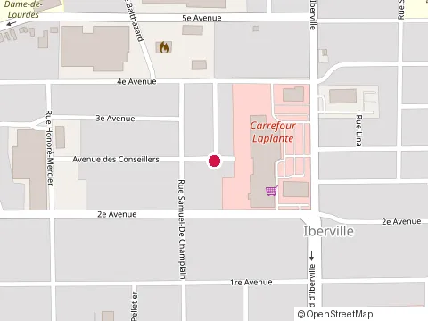 Location of Pizza Iberville at 420 2E Avenue Local 189, Saint-Jean-sur-Richelieu