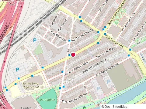 Location of Pizza la Pizza at 5165 Rue Notre-Dame O, Montréal