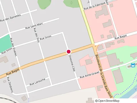 Location of Pizza Maximum la Baie at 1083 Rue Bagot, La Baie