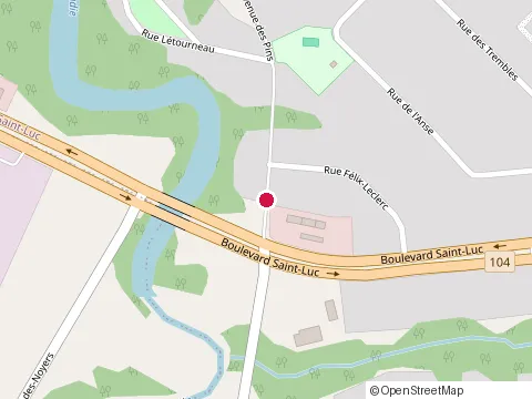 Location of Pizza Mizza at 1115 Boulevard Saint-Luc, Saint-Jean-sur-Richelieu