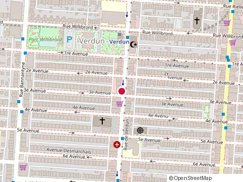 Location of Pizza Mory'S at 4702 Rue de Verdun, Verdun