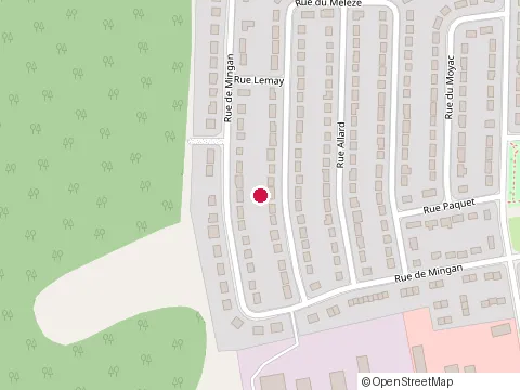 Location of Pizza Party at 1423 Rue de Mingan, Baie-Comeau