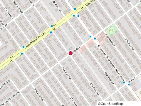 Location of Pizza Promo at 9660 4E Rue, Montréal