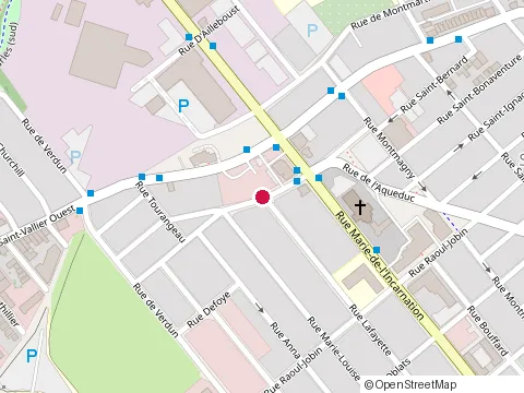 Location of Pizza Ramos at 739 Saint-Bernard St, Québec