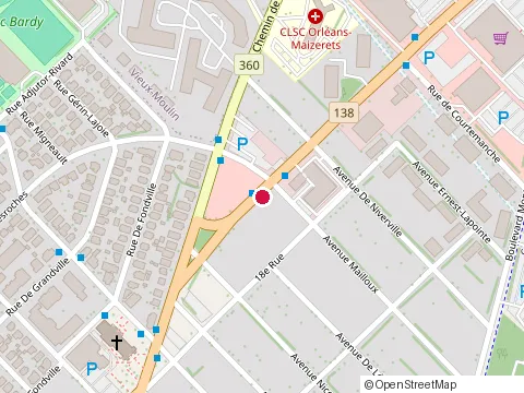 Location of Pizza Salvatore at 2126 boulevard Sainte-Anne, Québec