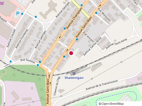 Location of Pizza Salvatore at 1413 Avenue Saint-Marc, Shawinigan