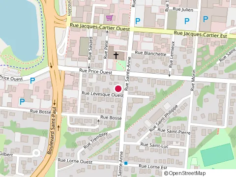 Location of Pizzapro Chicoutimi at 428 Rue Ste Anne, Chicoutimi