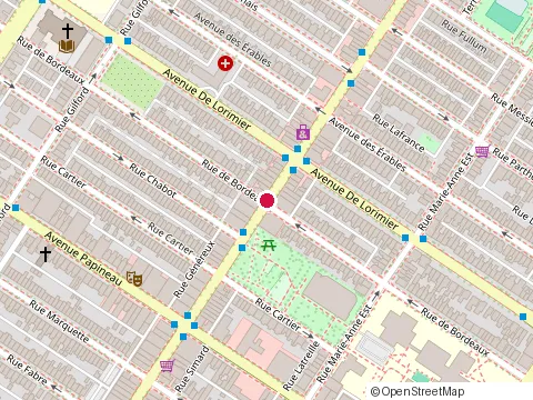Emplacement de Pizzarette au 4466 Rue de Bordeaux, Montréal