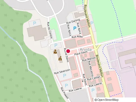 Location of Pizzéria Davis Arvida at 2876 place Davis, Jonquière