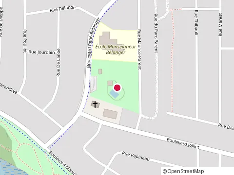 Location of Pizzeria du Marche Joliet at 1760 boulevard Joliet, Baie-Comeau