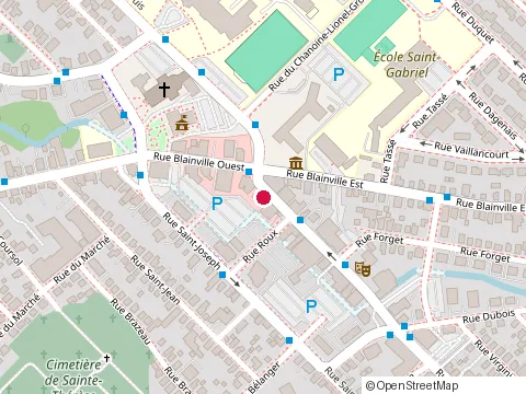Location of Pizzeria G G Plus at 16 Rue Turgeon, Sainte-Thérèse