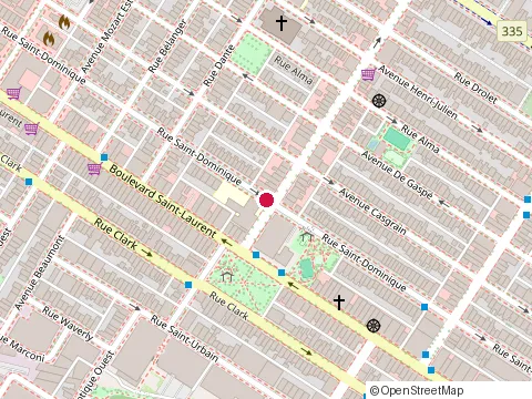 Location of Pizzeria Gema at 6827 Rue Saint-Dominique, Montréal