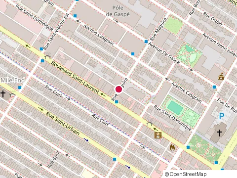 Location of Pizzeria Magpie Mile End at 16 Maguire St, Montréal