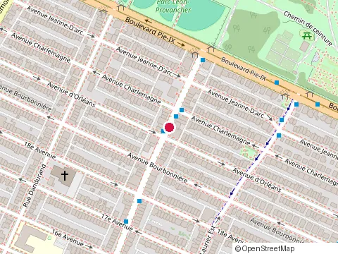 Location of Pj Hockey-Pro at 3930 Rue Masson, Montréal