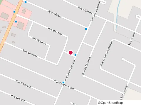 Location of Pl Homme À Tout Faire at 1 Rue de Lauzon, Mercier