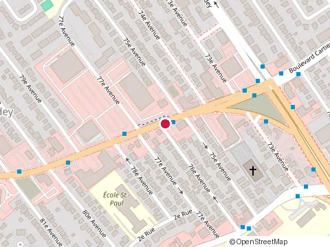 Location of Place des Aînés at 435 boulevard Curé-Labelle, Laval