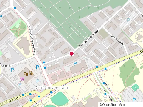 Location of Place du Parc at 2333 Avenue Chapdelaine, Québec