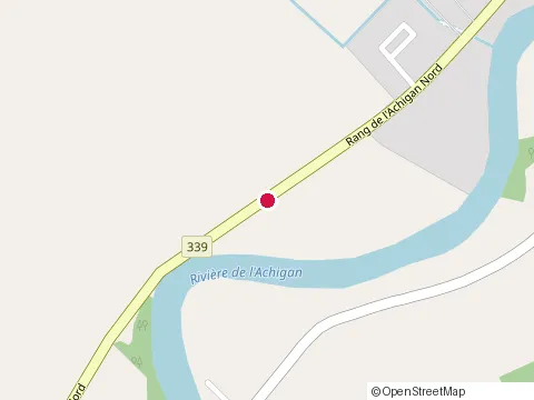Location of Place Rancourt at Rang de l'Achigan N, L'Assomption