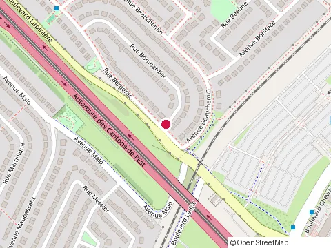 Location of Plancher National at 3745 Rue Bombardier, Brossard