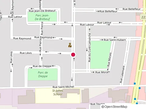 Location of Plancher Nouveau Monde at 504 Rue Dorchester, Saint-Jean-sur-Richelieu