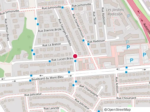 Location of Planchers Bois-Franc Plus Inc at Rue Lucien Brault, Gatineau