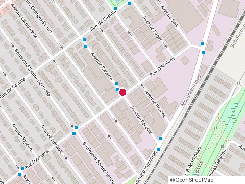 Location of Planchers de Beton Expo at 10709 avenue Racette, Montréal-Nord