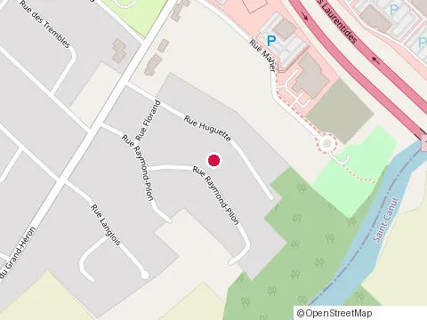 Location of Planchers de Bois d.R. Enr at 1006 Rue Huguette, Saint-Jérôme