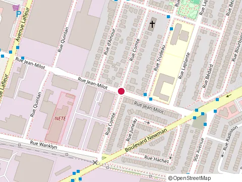 Location of Planchers Rivière & Fils at 392 Rue Comte, LaSalle