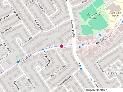 Location of Planchers Yves Tanguay Ltée at 122 Rue Saint-Laurent, Saint-Eustache