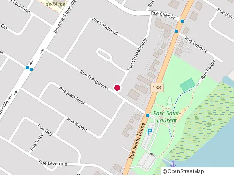 Location of Planches Murales Leblanc at 44 Rue Chateauguay, Repentigny