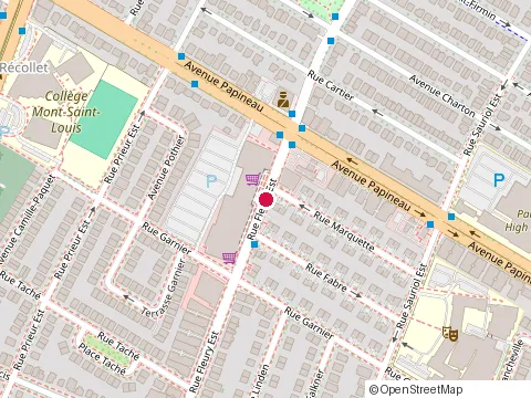 Location of Planete Fleury at 1750 Rue Fleury E, Montréal
