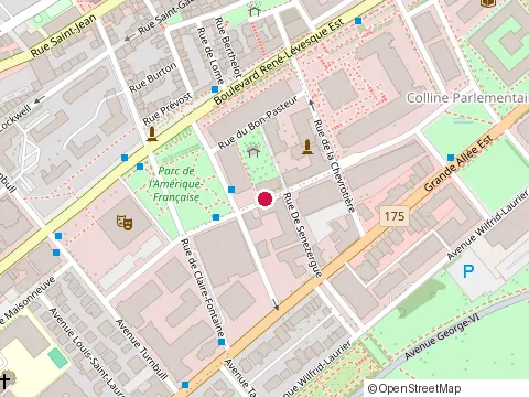 Location of Planigraphe Fv Inc. at 545 Rue Jacques-Parizeau, Québec