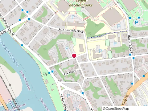 Location of Plante Jean Peintre Enr at 310 Rue Hébert, Sherbrooke