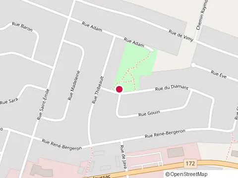 Location of Platrage Mur A Mur at 177 du Diamant Rue, Chicoutimi
