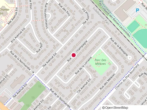 Location of Platrage Paul Desilets Enr at 31 Rue Champagne, Blainville