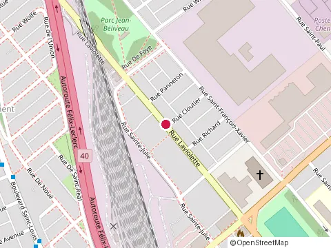 Location of Plc Emondage Enr at 881 Rue Cloutier, Trois-Rivières
