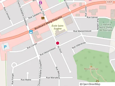 Location of Plomberie Martine Inc at 284 Rue du Pont, Mont-Laurier