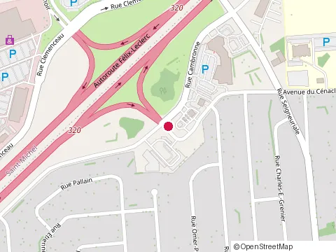 Location of Pmm Assurances at 552 avenue du Cénacle, Québec