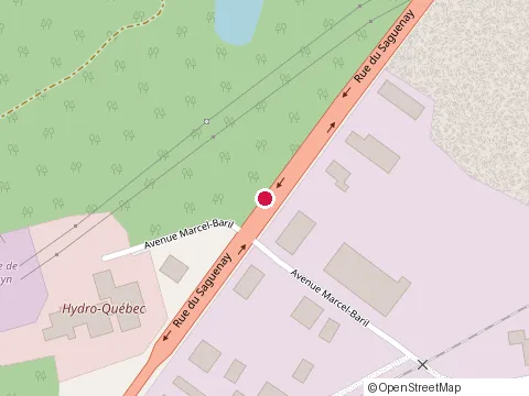 Location of Pneus Abitibi at 1000 Rue Saguenay, Rouyn-Noranda